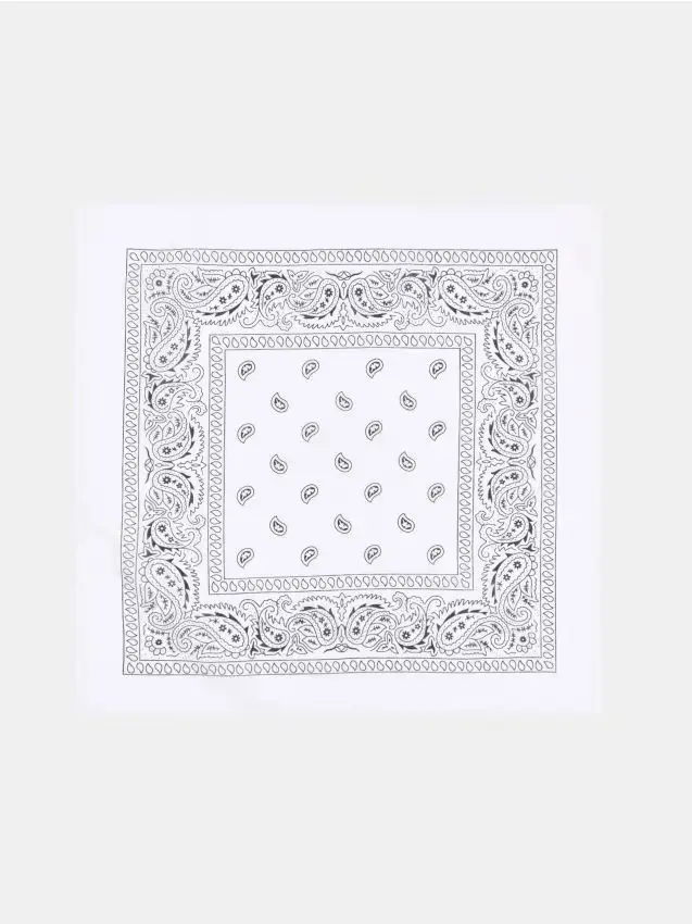 Foulard Con Motivo - bianco