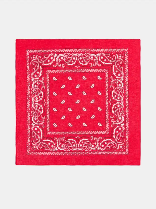Foulard Con Motivo - rosso