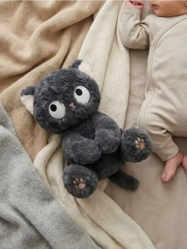 Gattino di peluche - nero