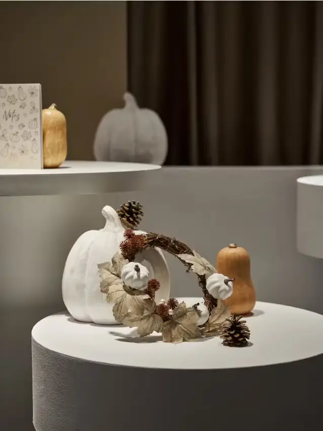 Ghirlanda decorativa autunnale con luci LED - multicolor