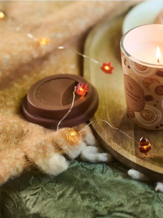 Ghirlanda LED - arancione