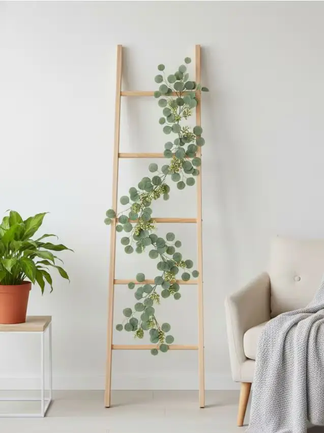 Ghirlanda vegetale artificiale - verde