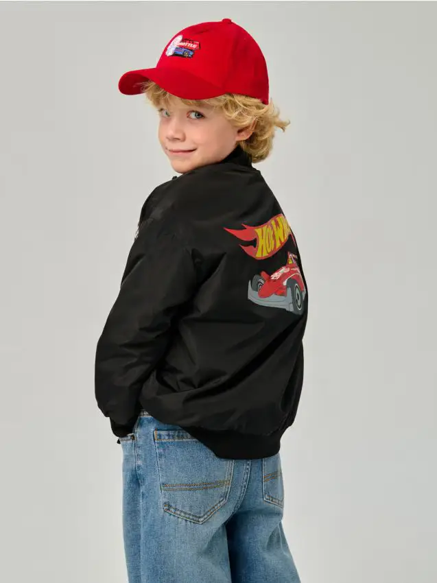 Giacca bomber Hot Wheels - nero