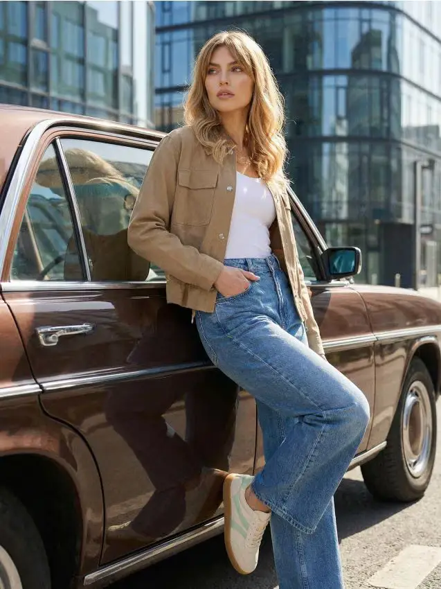 Giacca-camicia - beige