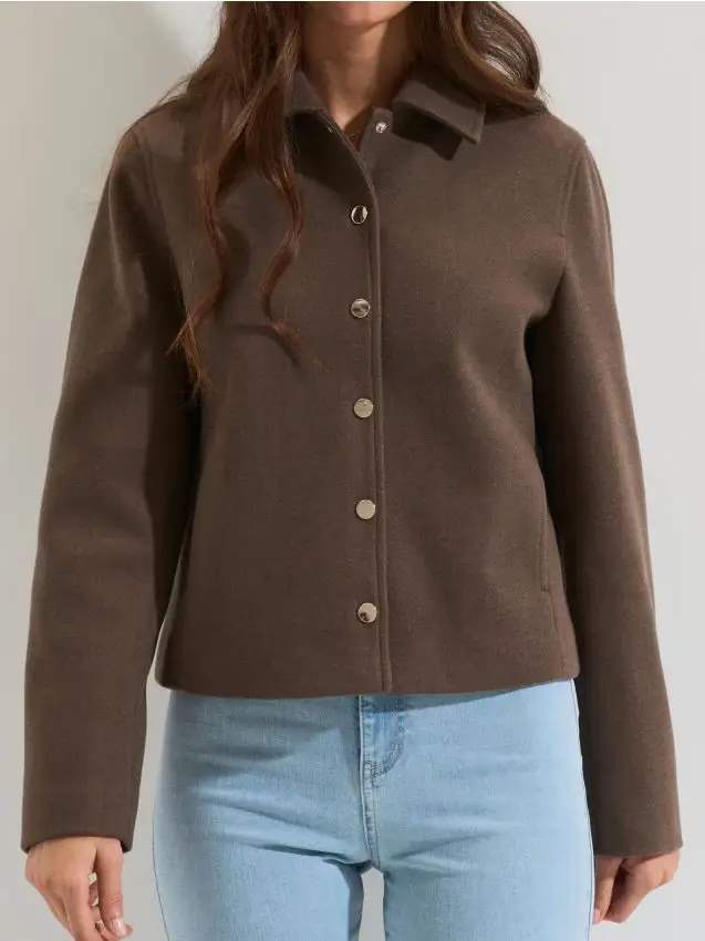 Giacca-camicia - marrone