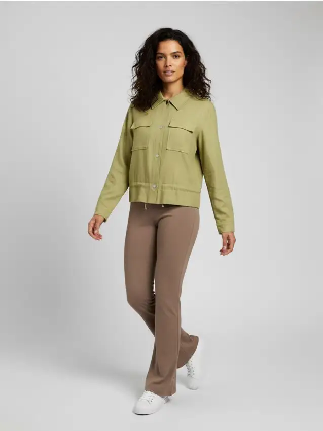 Giacca-camicia - verde pallido