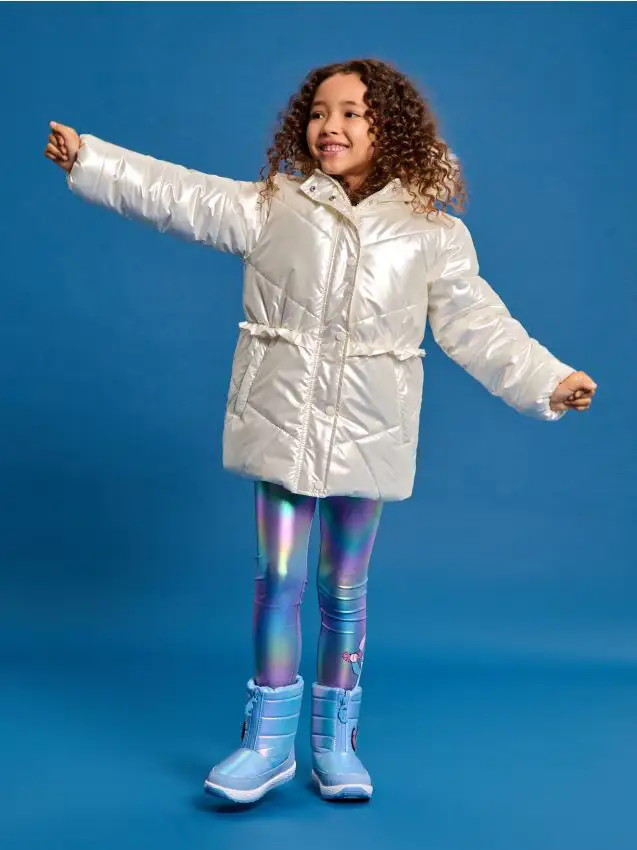 Giacca con cappuccio - panna