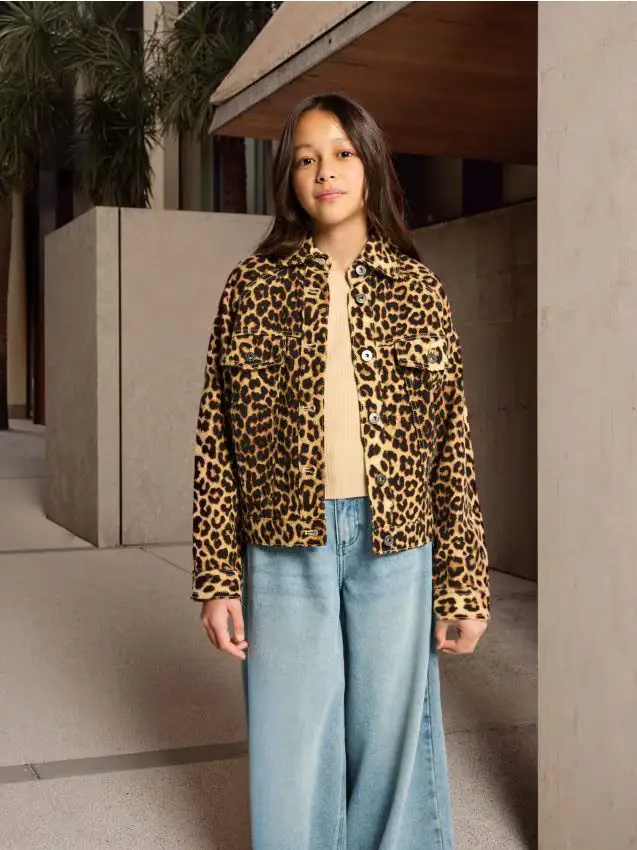 Giacca con stampa animale - multicolor