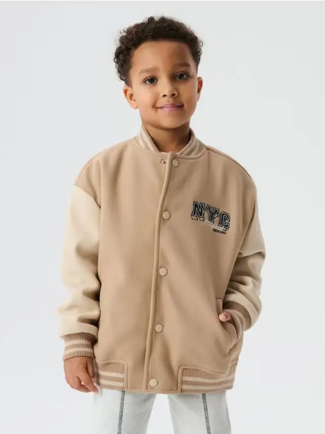 Giacca da baseball - beige