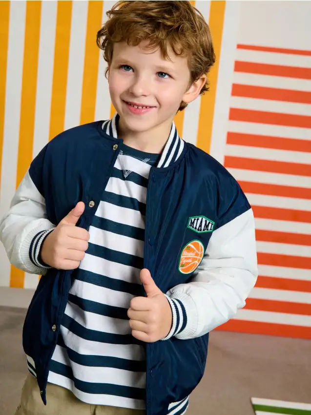 Giacca da baseball - blu scuro