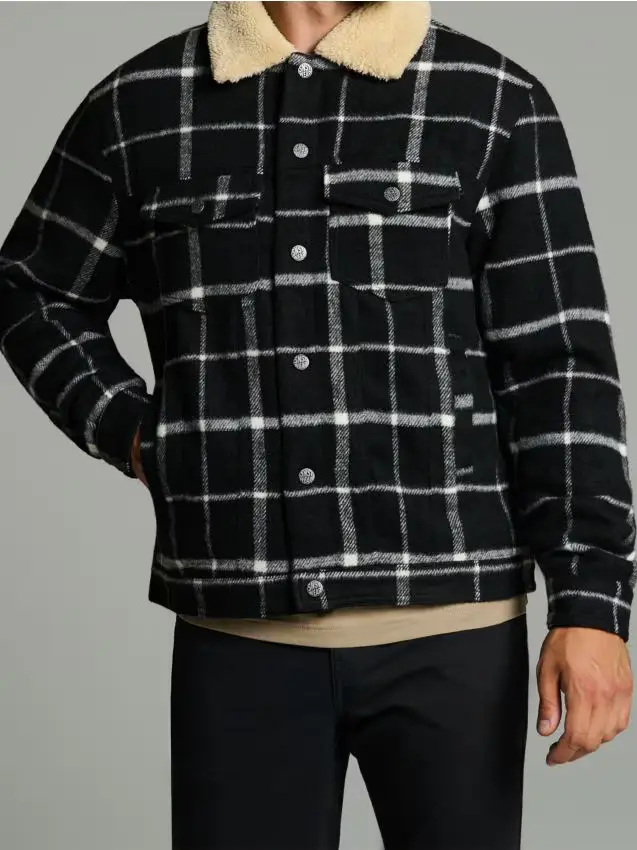 giacca di jeans - nero