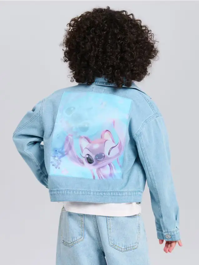 giacca di jeans Stitch - blu