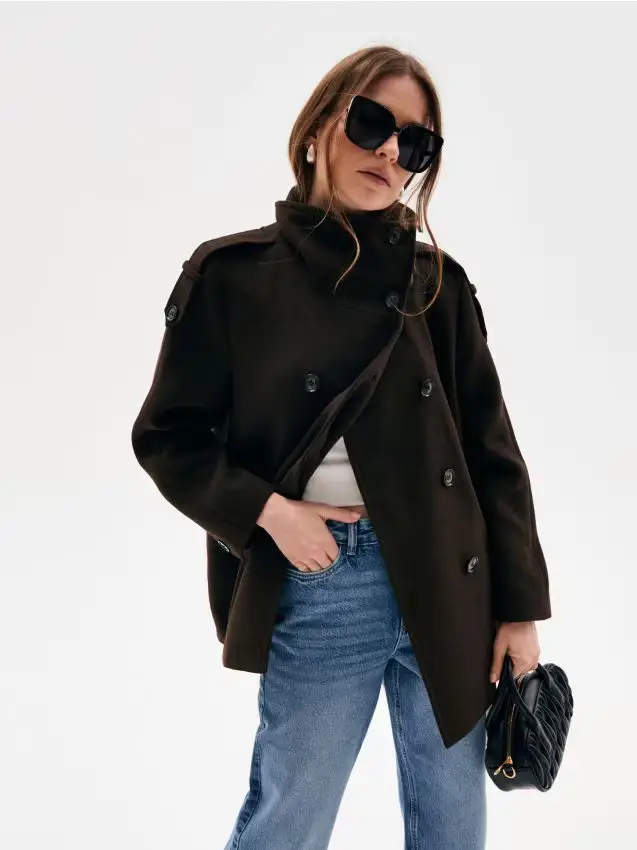 Giacca - marrone scuro