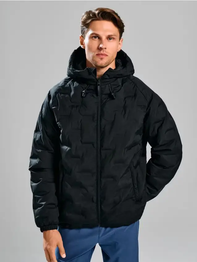 Giacca puffer con cappuccio SNSY PERFORMANCE - nero