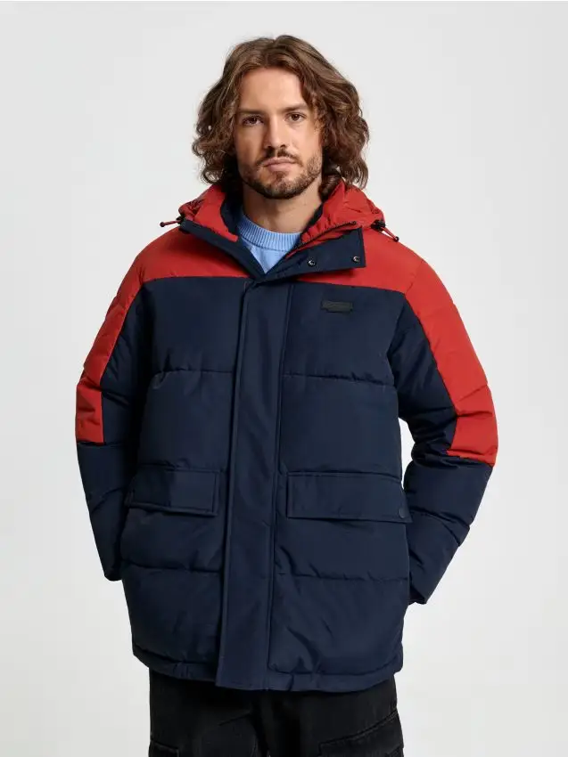 Giacca puffer - rosso piccante