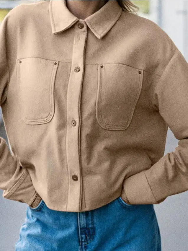 Giacca scamosciata - nude