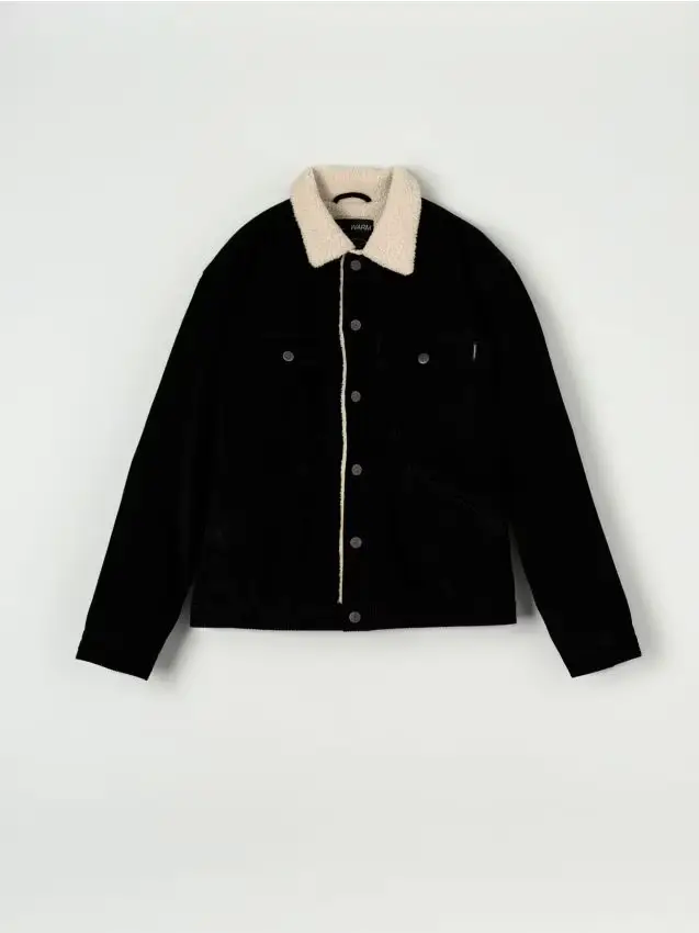 Giacca sherpa - nero