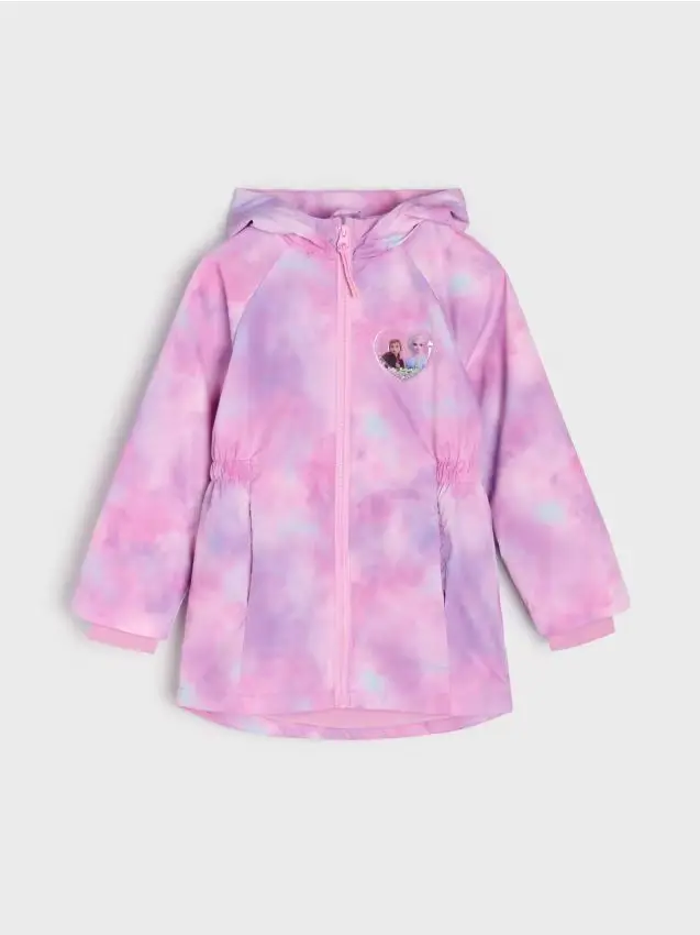 Giacca softshell con cappuccio Frozen - multicolor