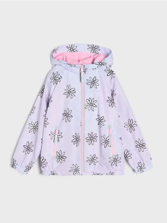 Giacca softshell con cappuccio - lavanda