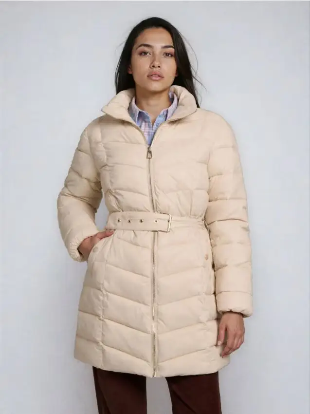 Giacca trapuntata con cappuccio - nude