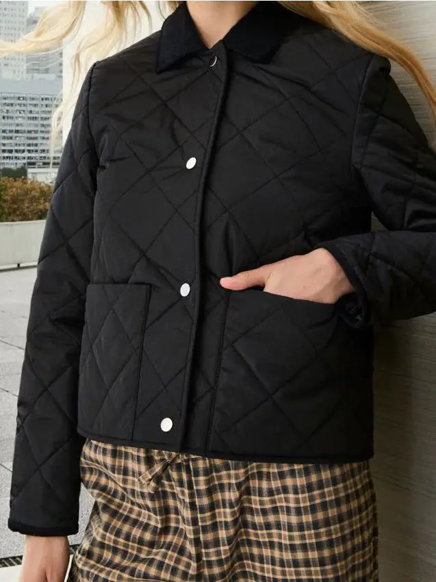 Giacca trapuntata - nero