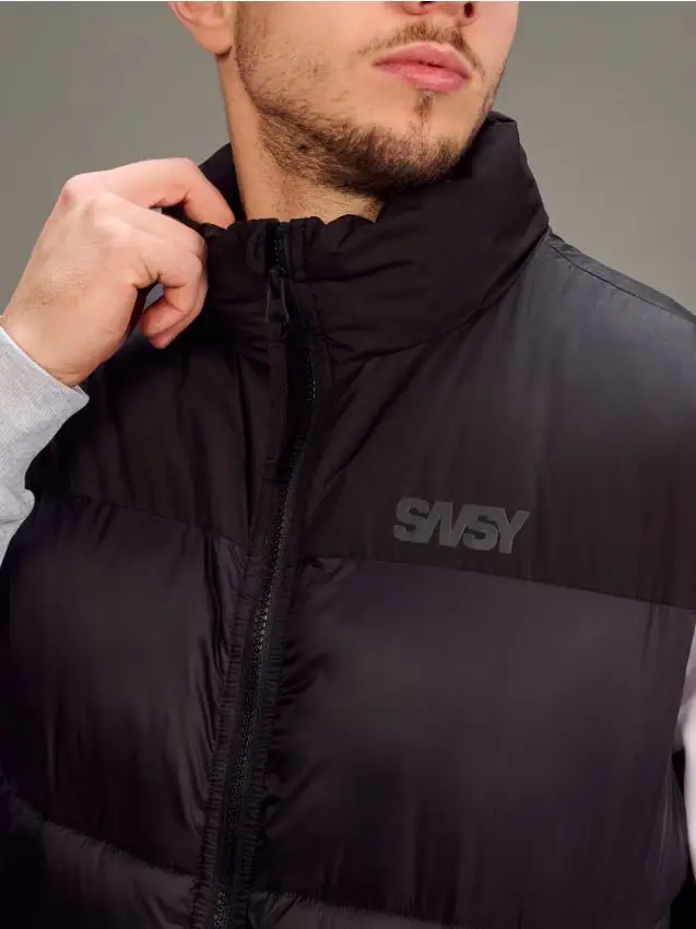 Gilet trapuntato - nero
