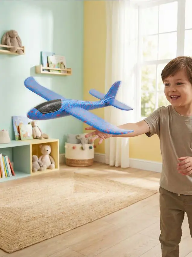 Giocattolo - Aereo in schiuma - blu