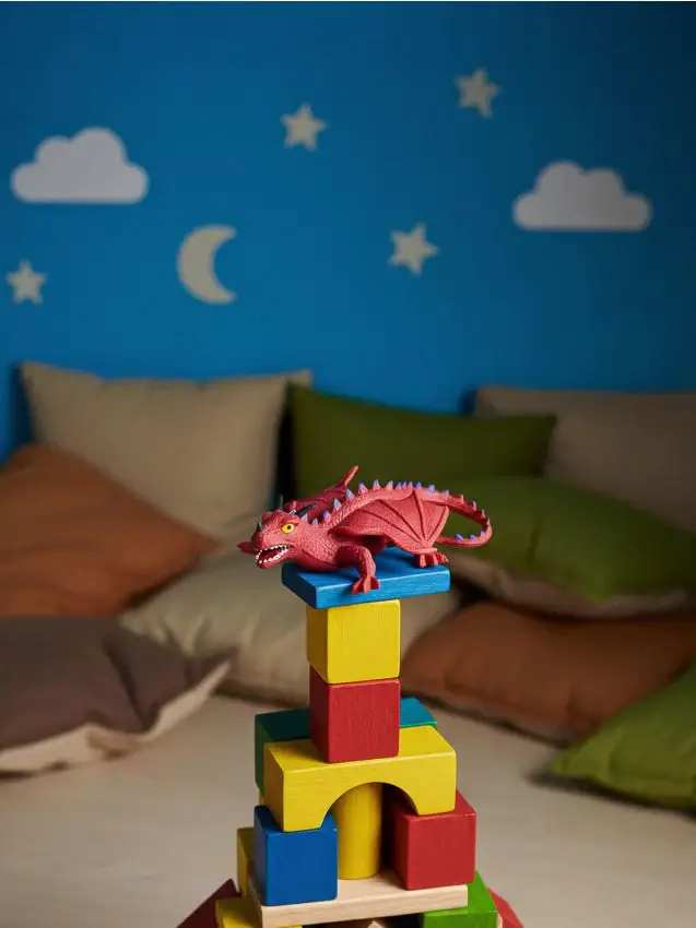 Giocattolo drago - rosso