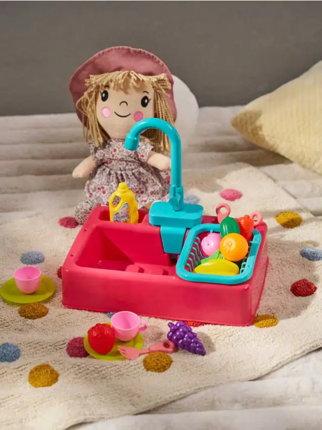 Giocattolo - Lavandino a batteria - rosa