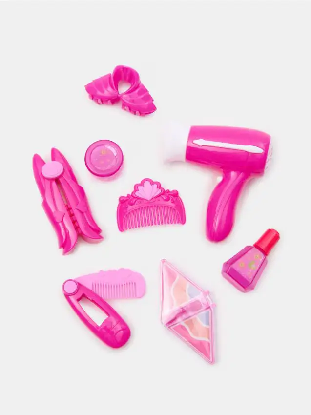 Giocattolo - Set da parrucchiere - rosa