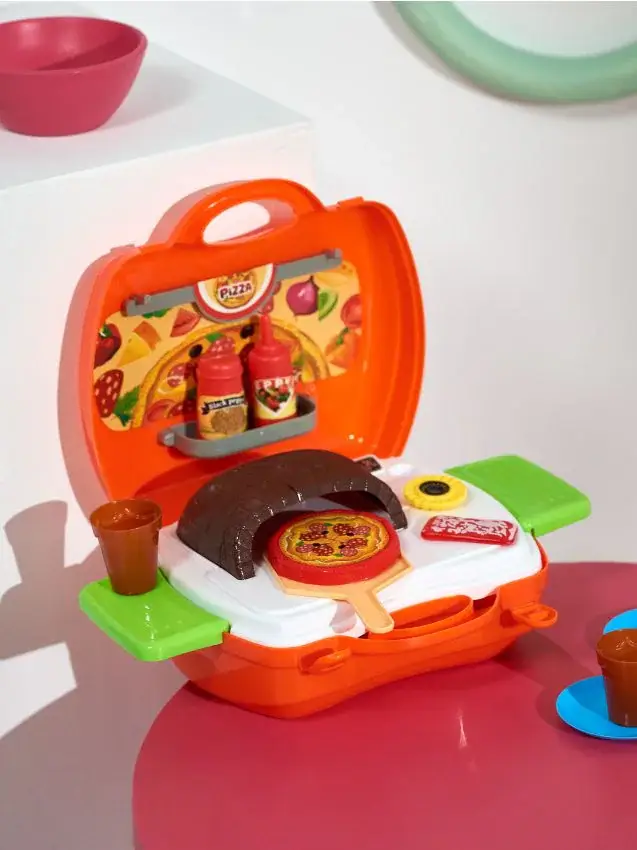 Giocattolo - Set per fare la pizza - multicolor