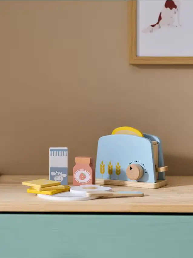 Giocattolo - Toast in legno - multicolor