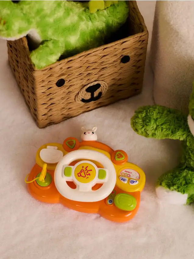 Giocattolo - Volante interattivo con batterie - multicolor