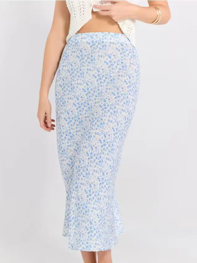 Gonna maxi a fiori - multicolor