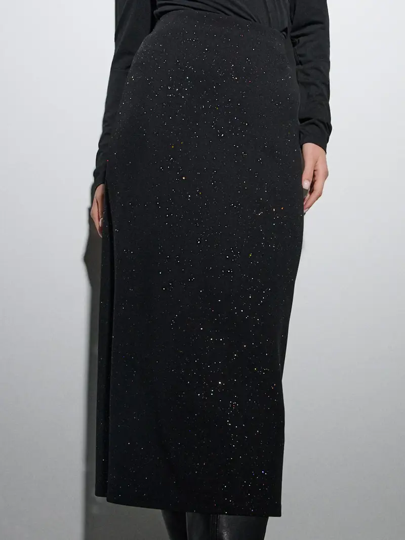 Gonna midi - nero miniatura 2