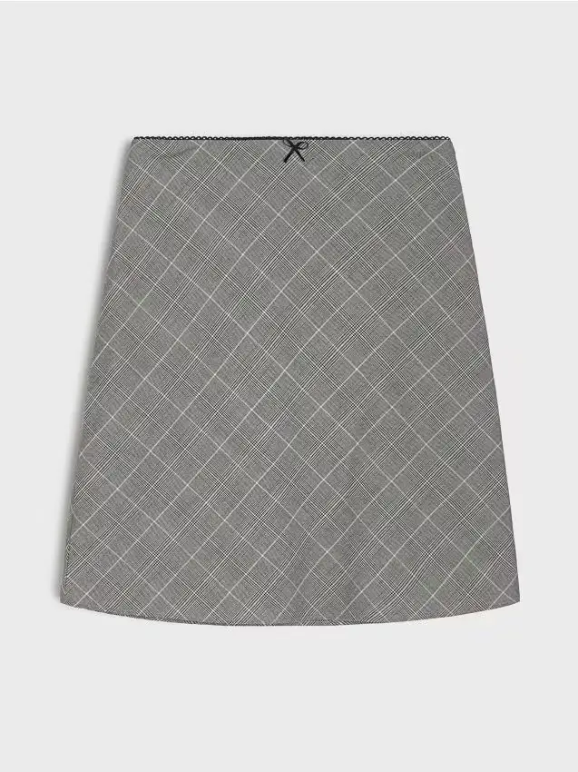 Gonna mini a quadri - multicolor