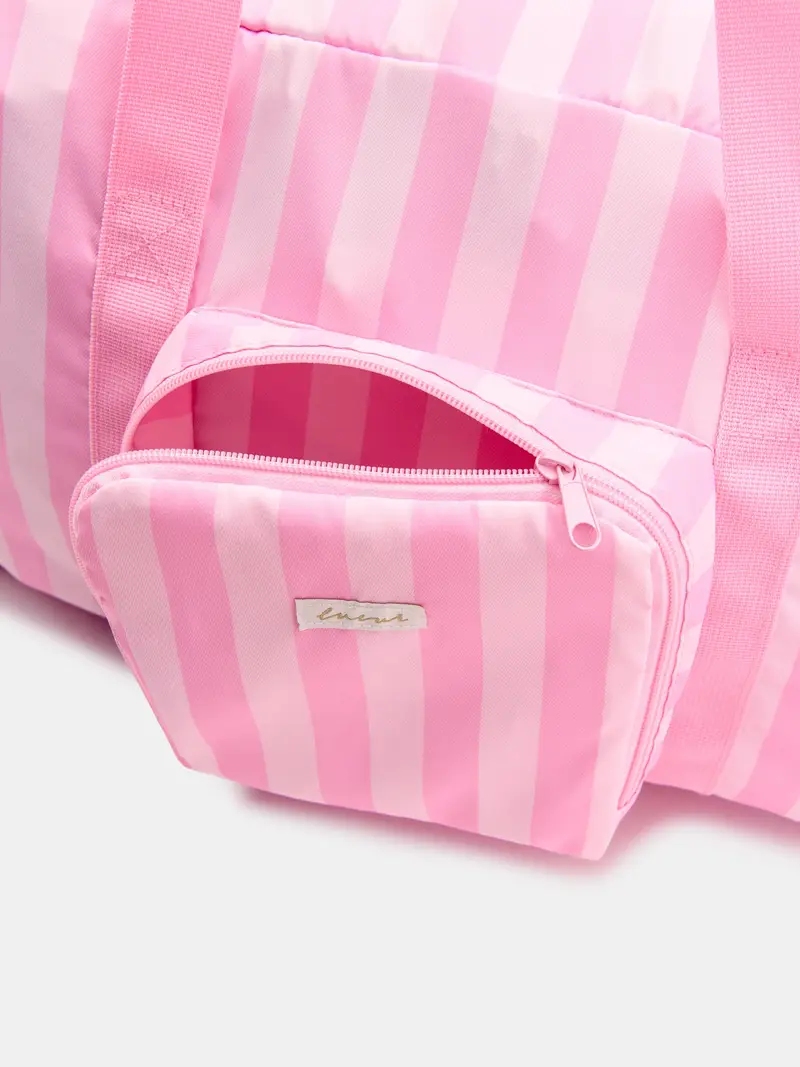 Grande borsa da viaggio che si piega in una pochette - multicolor miniatura 4