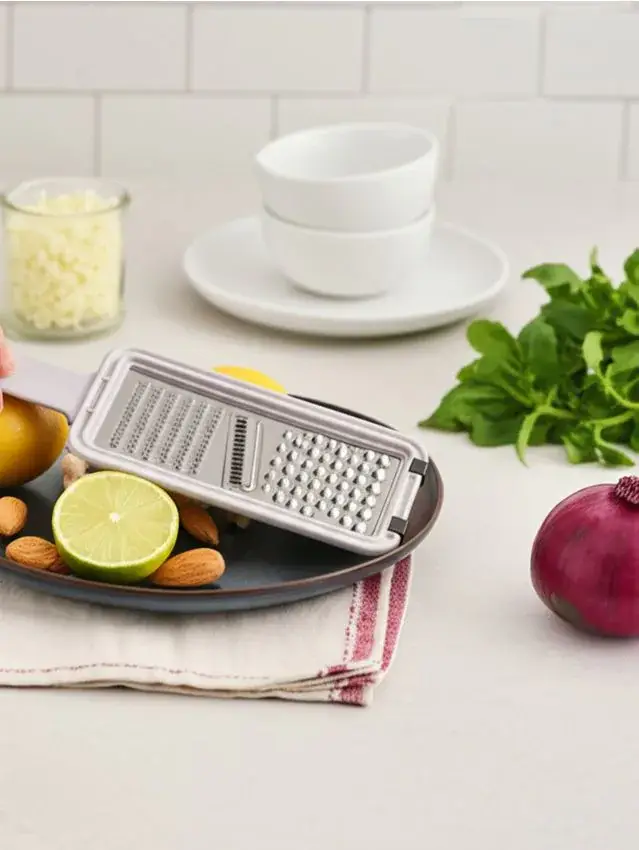 Grattugia in acciaio inox - panna