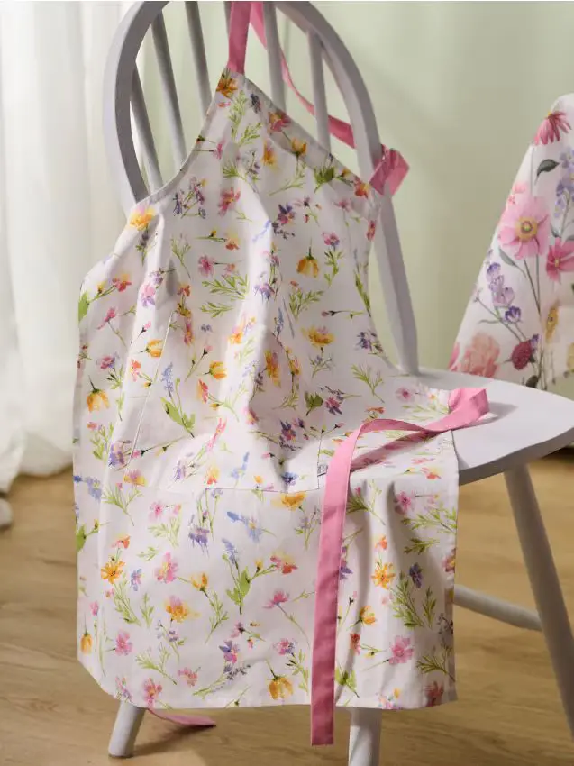 Grembiule con fiori - multicolor