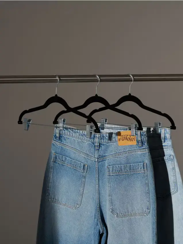 Grucce velluto 3 pezzi - nero