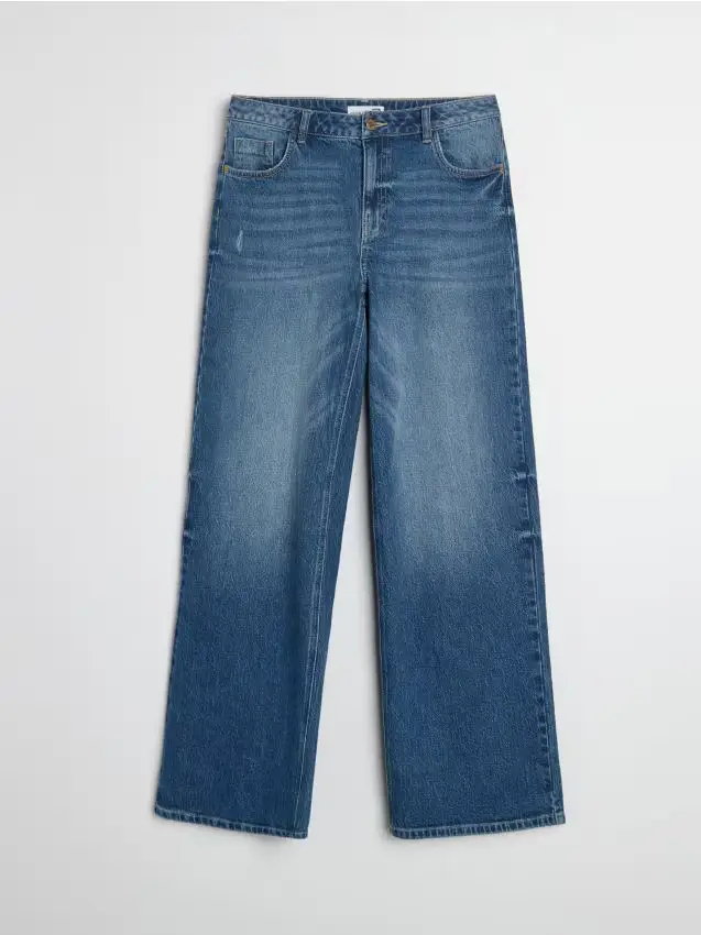 Jeans a gamba ampia - blu scuro
