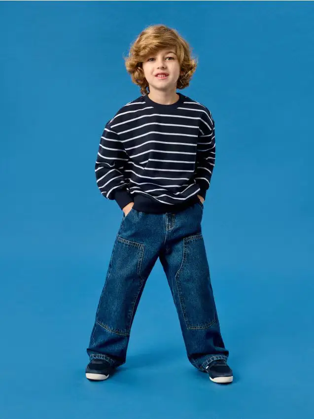 Jeans baggy - blu scuro