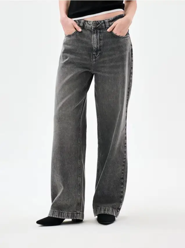 Jeans baggy - grigio