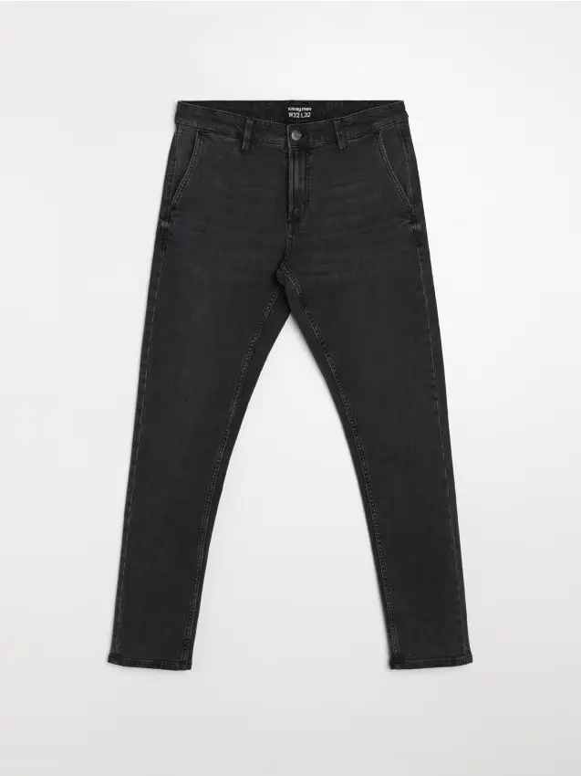 Jeans chino slim fit - nero