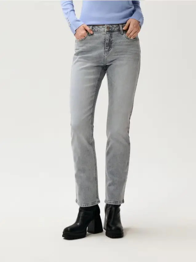 Jeans dritti - grigio chiaro