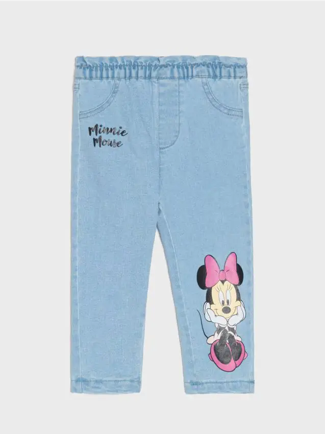 Jeans foderati Minnie Mouse - blu