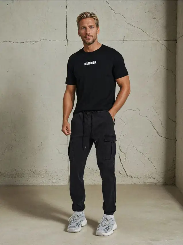 Jeans jogger - nero