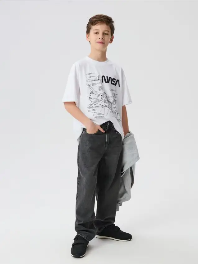 Jeans loose fit - grigio