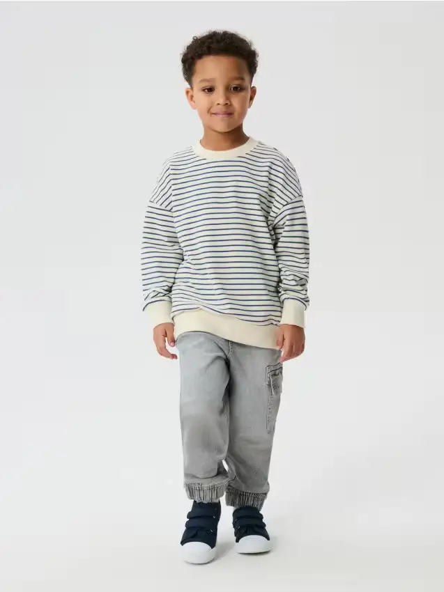 Jeans loose fit - grigio chiaro