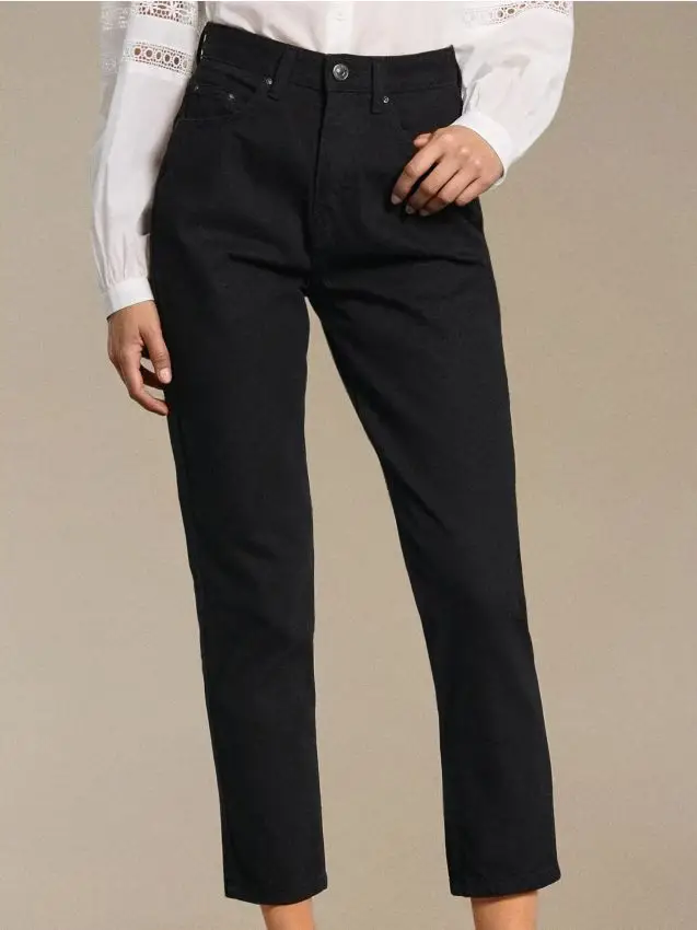 Jeans mom fit - nero